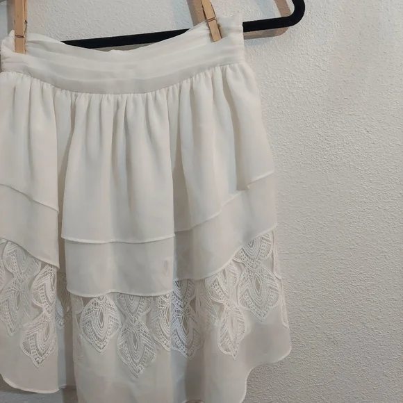 IRO Tiered Lace Skirt NWT Size XS